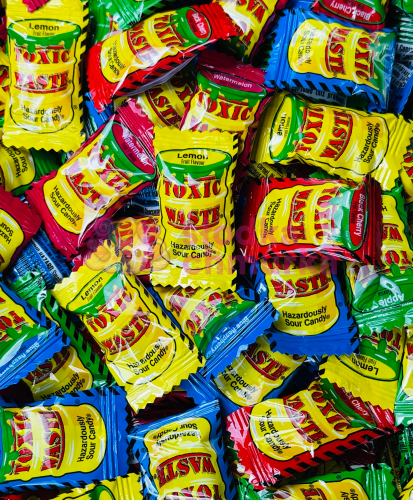 Cukierki "Toxic Waste" mocno kwaśne
